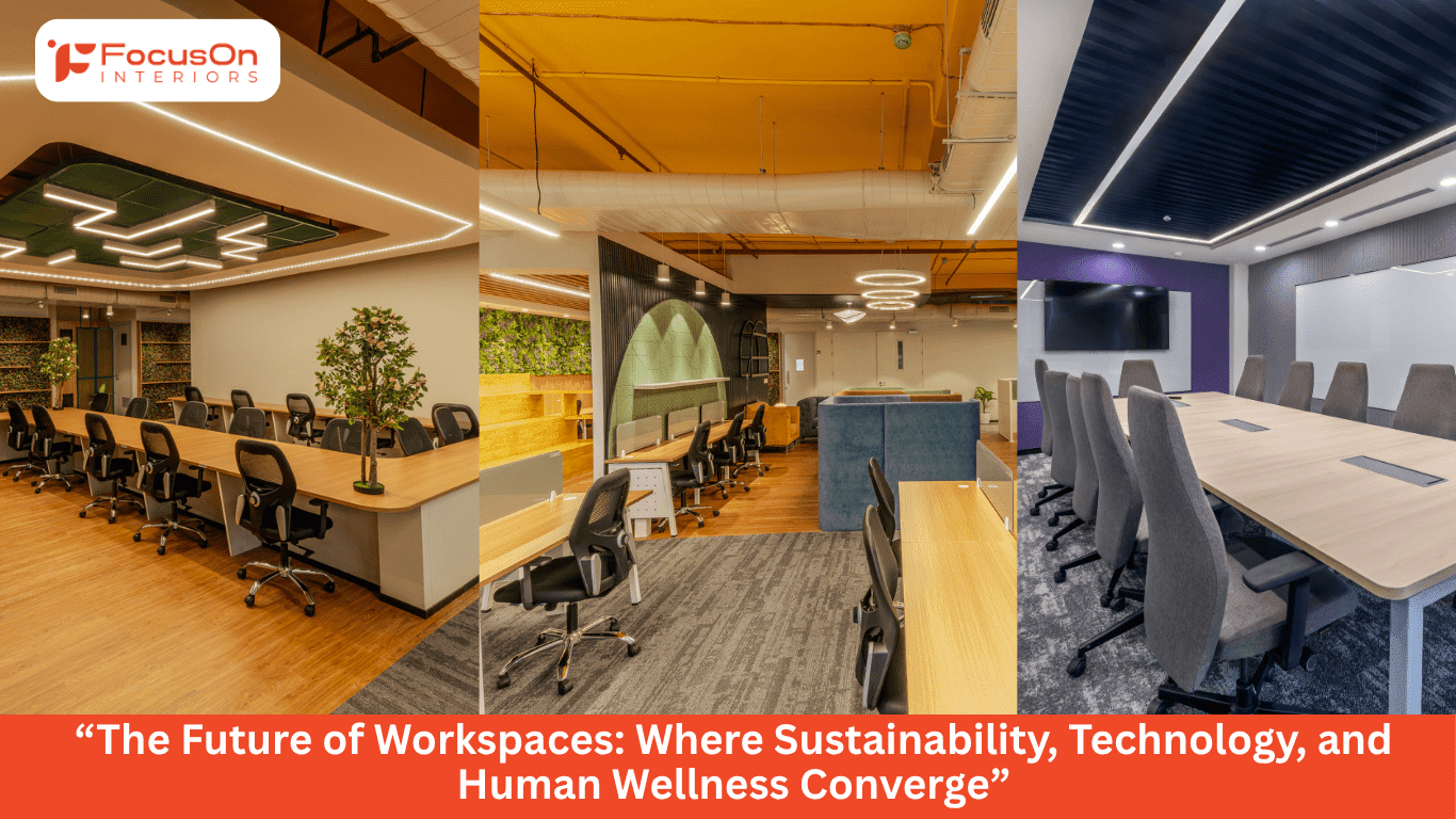 “The Future of Workspaces: Where Sustainability, Technology, and Human Wellness Converge”